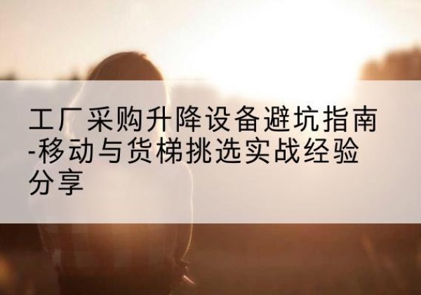 河池移动式升降机怎么选-工厂采购升降设备避坑指南-移动与货梯挑选实战经验分享